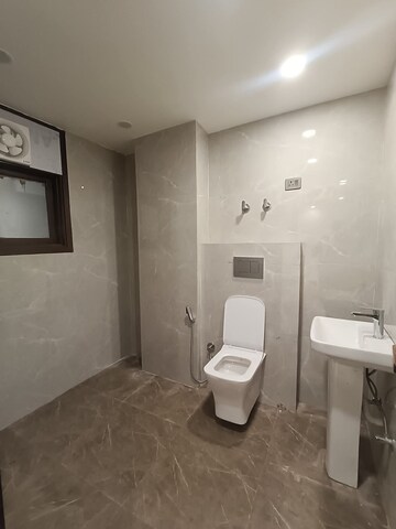 Bathroom in 3 BHK Builder Floor at Chattarpur – for Rent