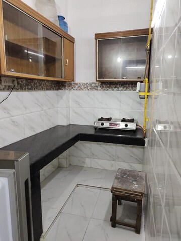 Kitchen in 1 BHK Builder Floor at Lajpat Nagar ii – for Rent