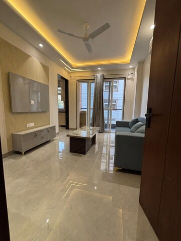 Living Room in 1 BHK Builder Floor at Chattarpur – for Rent
