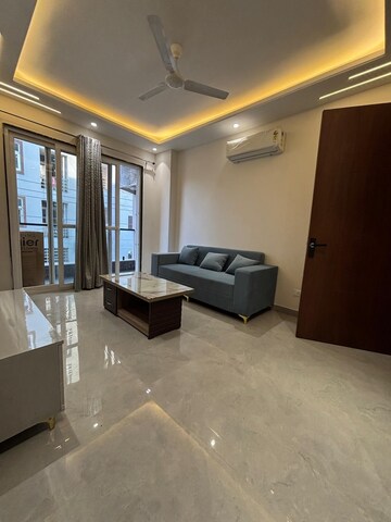 Living Room in 1 BHK Builder Floor at Chattarpur – for Rent