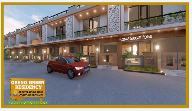  Parking, greno-green-residency 3 Bedroom 1676 Sq.Ft. Villa In Knowledge Park V Greater Noida Greater Noida 9102026