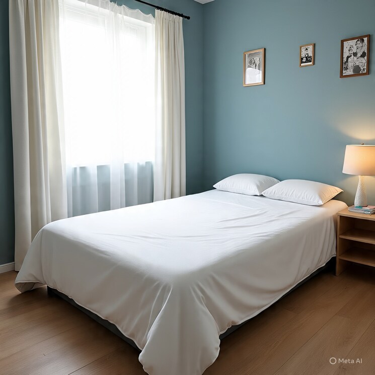 Bedroom, ganga nagar 2 Bedroom 999 Sq.Ft. Apartment In Ganga Nagar Rishikesh 9102067