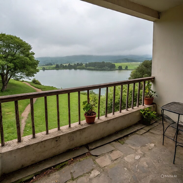 Balcony, ganga nagar 2 Bedroom 999 Sq.Ft. Apartment In Ganga Nagar Rishikesh 9102067