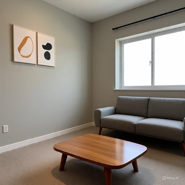 Living Room, ganga nagar 2 Bedroom 999 Sq.Ft. Apartment In Ganga Nagar Rishikesh 9102077