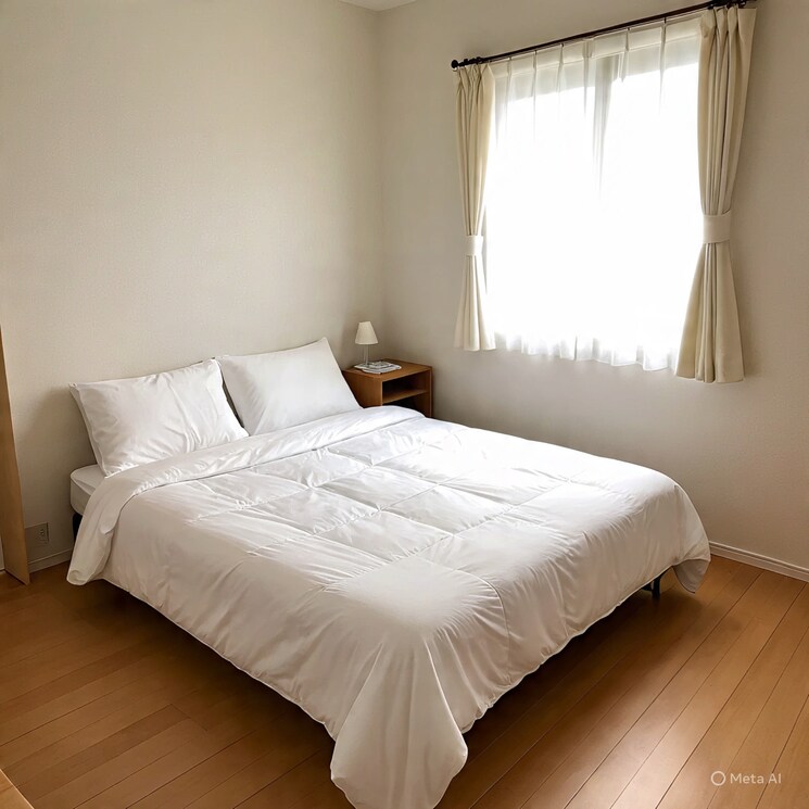 Bedroom, ganga nagar 2 Bedroom 999 Sq.Ft. Apartment In Ganga Nagar Rishikesh 9102077