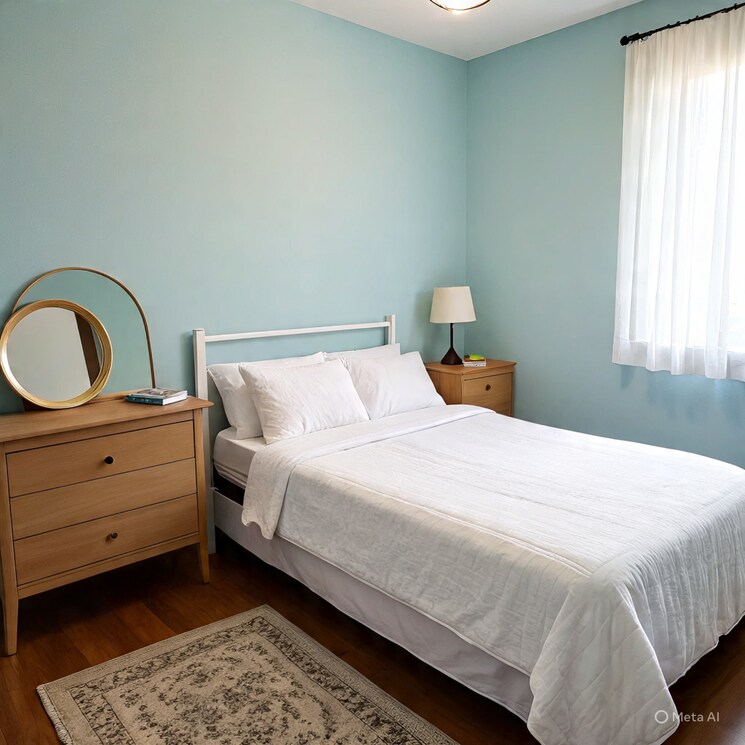 Bedroom, ganga nagar 2 Bedroom 999 Sq.Ft. Apartment In Ganga Nagar Rishikesh 9102077