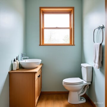 Attached Bathroom in 2 BHK Apartment at Ganga Nagar – for Rent