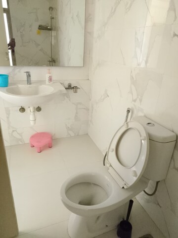 Bathroom in 2 BHK Apartment at Hiranandani Fortune City, New Panvel – for Rent