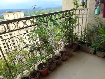 Balcony in 2 BHK Apartment at Hiranandani Fortune City, New Panvel – for Rent