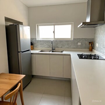 Kitchen in 2 BHK Apartment at Ganga Nagar – for Rent