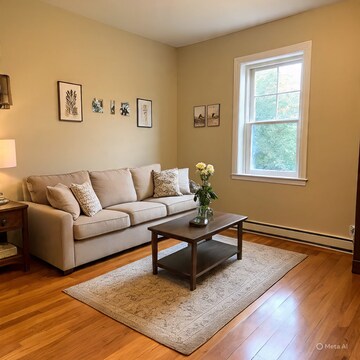 Living Room in 2 BHK Apartment at Ganga Nagar – for Rent