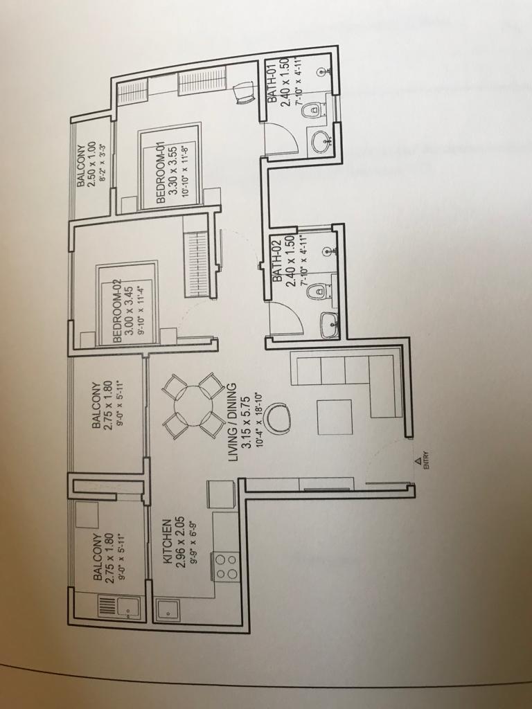 2 BHK Apartment For Sale in Sobha Dream Gardens