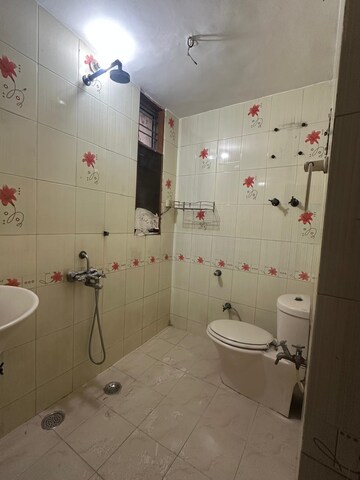 Bathroom in 3 BHK Apartment at Sector 12 Dwarka – for Rent