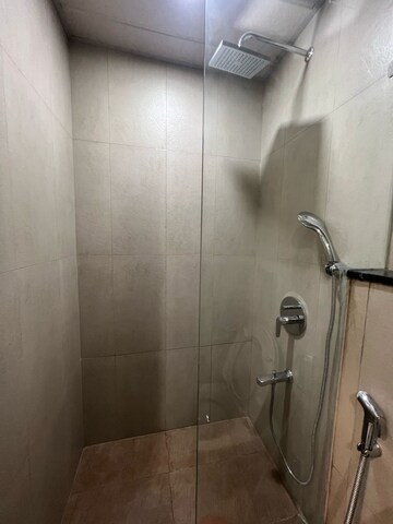 Bathroom in 1 BHK Apartment at LnT Raintree Boulevard, Hebbal – for Sale