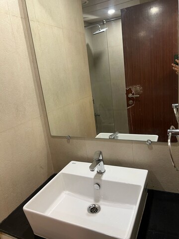Bathroom in 1 BHK Apartment at LnT Raintree Boulevard, Hebbal – for Sale