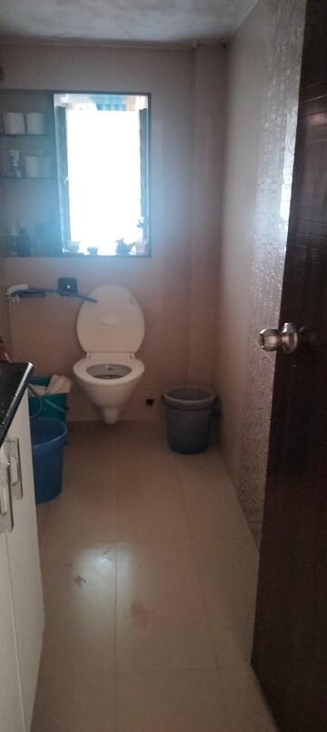 Bathroom in 1 BHK Apartment at Greenfields CHS, Andheri West – for Rent