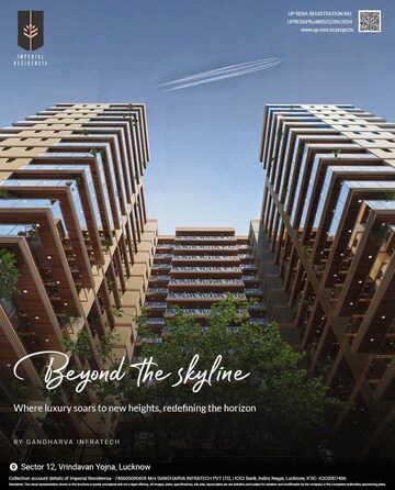 4 BHK Apartment – Exterior View View at Vrindavan Yojna - for Sale