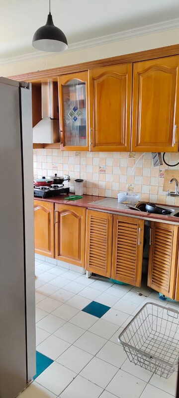 Kitchen in 4 BHK Apartment at DLF Belvedere Towers, Sector 24 – for Rent