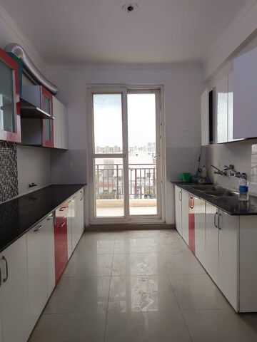 Kitchen in 4 BHK Apartment at Green Valley Heights, Dhakoli – for Rent