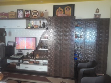 Living Room in 3 BHK Builder Floor at Nri Layout – for Rent