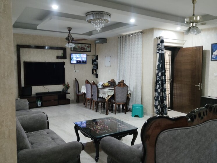 Living Room, green fields colony 4 Bedroom 210 Sq.Yd. Builder Floor In Green Fields Colony Faridabad 9102459