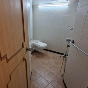 Bathroom in 1 BHK Apartment at Gold Crown, Seven Bunglow – for Sale
