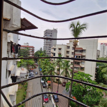 Balcony in 1 BHK Apartment at Gold Crown, Seven Bunglow – for Sale