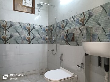 Bathroom in 4 BHK Builder Floor at Nangal Dewat – for Rent