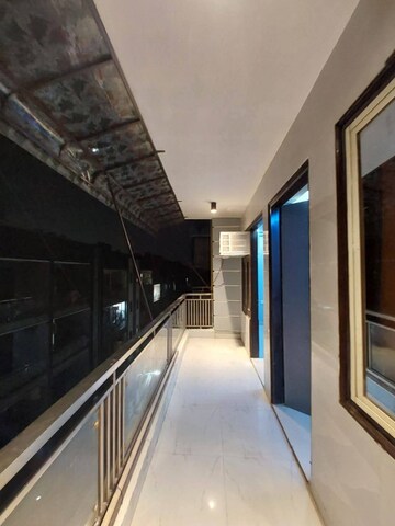 Balcony in 3 BHK Builder Floor at Chattarpur – for Rent