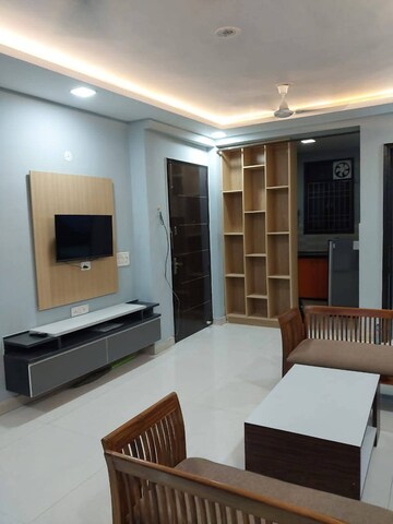 Living Room in 3 BHK Builder Floor at Chattarpur – for Rent