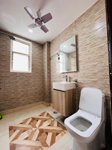 Bathroom in 3 BHK Builder Floor at Chittaranjan Park – for Rent