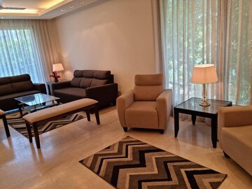 Living Room in 4 BHK Builder Floor at Saket – for Rent