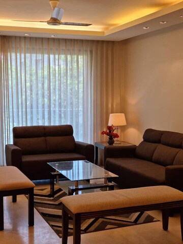 Living Room in 4 BHK Builder Floor at Saket – for Rent