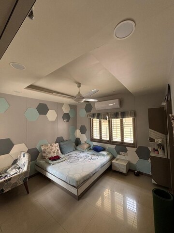 Living Room in 5 BHK Independent House at Prahlad Nagar – for Rent