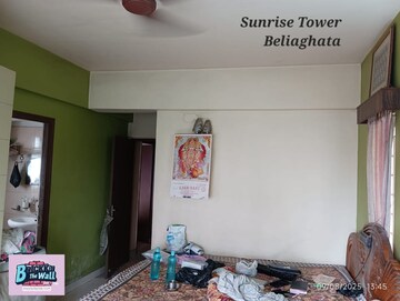 Bedroom in 3 BHK Apartment at Sunrise Towers, Beliaghata – for Sale