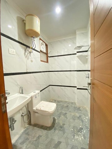 Bathroom in 2 BHK Builder Floor at Vasant Kunj – for Rent