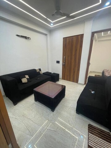 Living Room in 1 BHK Apartment at Freedom Fighters Enclave – for Rent