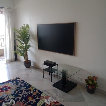 Living Room in 3 BHK Apartment at Hiranandani Gardens Lake Castle, Powai – for Rent