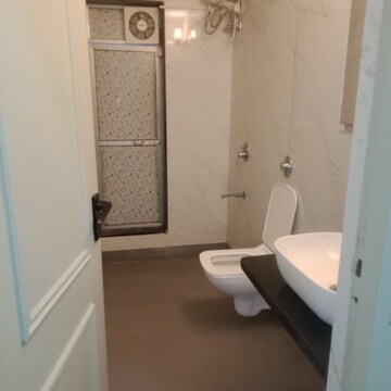 Bathroom in 3 BHK Apartment at Hiranandani Gardens Lake Castle, Powai – for Rent