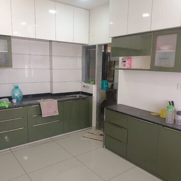 Kitchen in 3 BHK Apartment at Krishna Skyvillas, SamA-Savil Road – for Rent