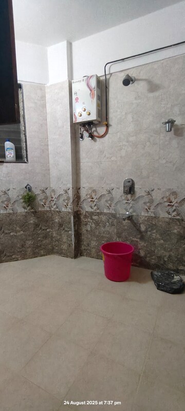 Bathroom in 1 BHK Apartment at Rachna CHS, Bhandup East – for Rent