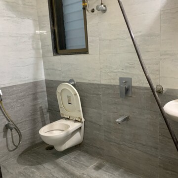 Bathroom in 2 BHK Apartment at VAS Pushp Vinod 15, Vivekanand Nagar – for Rent