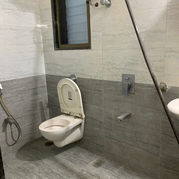Bathroom in 2 BHK Apartment at VAS Pushp Vinod 15, Vivekanand Nagar – for Rent