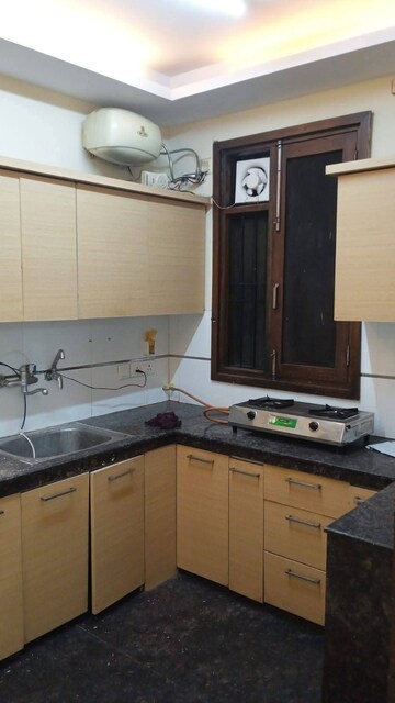 Kitchen in 1 BHK Builder Floor at Saket – for Rent