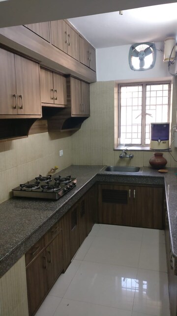 Kitchen in 3 BHK Apartment at Vasant Kunj – for Rent