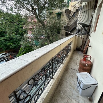 Balcony in 2 BHK Builder Floor at Lajpat Nagar ii – for Rent