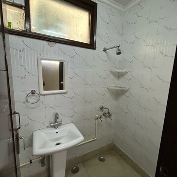 Bathroom in 2 BHK Builder Floor at Lajpat Nagar I – for Rent