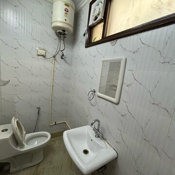 Bathroom in 2 BHK Builder Floor at Lajpat Nagar I – for Rent