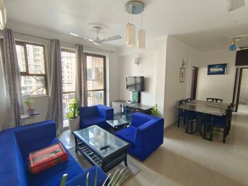 Living Room in 3 BHK Apartment at Unitech Uniworld Gardens 2, Sector 47 – for Rent