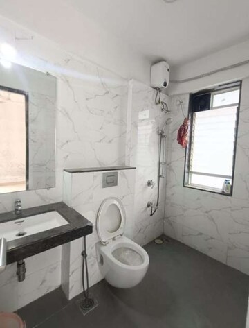 Bathroom in 3 BHK Apartment at The Wadhwa Platina, Kolshet Road – for Rent